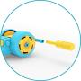 Chillafish BMXie Moto Multi-Play Balance Trainer with Real VROOM VROOM Sounds and Detachable Play Motor, Included Child-Safe Screwdriver and Screws, Adjustable seat, for Age 2-5 Years, Blue
