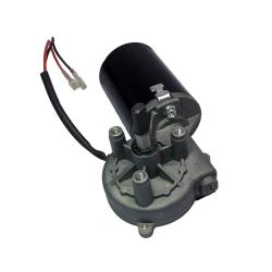 AZSSMUK DC Permanent Magnet Carbon Brush Garage Door Gear Motor Reversible Power 30W (24V, Right Double-Flat Shaft, 50RPM)