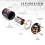 YOUQUKEJI RC Motor 550 Brushed Waterproof Motor3-Solt for 1:10 RC Crawler Axial SCX10 AXI03007 JL 90046 Traxxas TRX4 TRX6 RC Car Boat (20T)