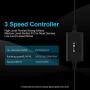 ELUTENG USB Fan 80mm, USB Computer Fan 5V Quite USB Ventilation Fan Compatible with 3 Speed Control for Receiver DVR Playstation Xbox Computer Cabinet Cooling 80 x 80 x 25mm