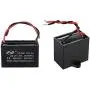 CBB61 2Pcs 20UF Starting Capacitance 450V AC Fan Capacitor CBB Motor Run Capacitor