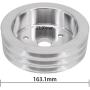 KIPA Aluminium triple groove crankshaft pulley For SB Chevy SBC 350 Crank SWP Short Small Block Chevy with a Short Water Pump 6.6