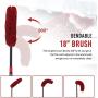 Orion Motor Tech 3pc Car Wheel Rim Cleaning Brush Set | Cleaning Kit for Bike Truck and Car Wheel Hubs and Tires | 3 Brush Wheel Cleaning Set for Car Detailing with 8