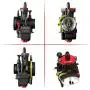 NIBBI Carburetor PWK24mm,fit 100cc—125cc Motorcycle Engine with Carb Jets for YAMAHA KAWASAKI SUZUKI Apollo Dirt Bike Mini Bike SSR TTR KYMCO SYM TAOTAO GY6 Scooter Moped