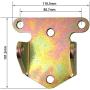 Tektall Solid Steel Motor Mount Engine Bracket Kit for SBC BBC Chevy Frame Mount Rat Hot Rod