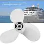 Suuonee Boat Motor Propeller, 7 1/4 5-A 3 Blades Aluminum Boat Propeller Outboard Motor for Hangkai 3.5HP