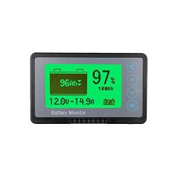 HENGSHAN 500A Battery Monitor Main AUX Dual Voltage Relay Control High and Low Voltage Programmable Alarm Compatible with Battery 10-120V for Boat Caravan RV Motorhome
