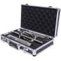 LB Spinner Adjustable Portable Battery Operated Professional Outdoor BBQ Rotisserie Spit with Motor, Silver PRO