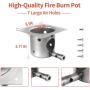 MARS CAMP Upgrade Grill Induction Fan, Auger Motor, Fire Burn Pot, and Hot Rod Ignitor Kit, Replacement Parts for Pit Boss and Traeger Wood Pellet Grill with Screws and Fuse