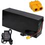 Wnicek 48V E-Bike Lithium Battery 10Ah-25Ah Battery Pack for 250W 350W 500W 750W 800W 1000W 1200W Motors for Electric Cars Electric Tricycles Electric Scooters with Charger