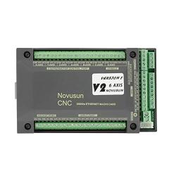 MACH3 Motion Control Card with CNC Controller, 6 Axis MACH3 Stepper Motor Driver Control Module, Spindle PWM Output Control for Machine Tool Systems