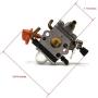 The ROP Shop Carburetor CARB for Zama C1Q-110D C1Q-S88 C1Q-S110C String Trimmer Edger Motor