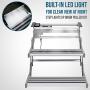 Hike Crew 12V Automatic RV Steps | Magnetic Switch Motorized 2-Step Platform & Power Kit w/LED Light, Aluminum & Steel Construction 440 Lb Capacity | Anti-Slip Grip Custom Control & Easy Bolt Assembly