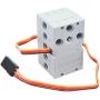 360 Degree Servo Dual Output Axles High Density 2kg Torque Servo Compatible with Standard Building Blocks for microbit / Arduino / Single Board Control