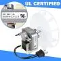 Bathroom Vent Exhaust Fan Motor Ceiling Replacement Wheel 99080166 Electric Motors Kit Compatible with Nutone Broan 70CFM 120V