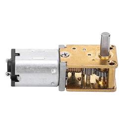 DC Brush 6V Mini Gear Motor, Micro Turbo Worm Geared Motor 1218GE‑N20 Reduction Geared Motor(DC 6V 70RPM)
