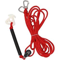 DockMoor 24 FT Self Centering Tow Harness with Float, Boat Tow Rope for Tubing, Heavy Duty Tow Harness for Water ski,Wakeboard, kneeboard (24 FT)