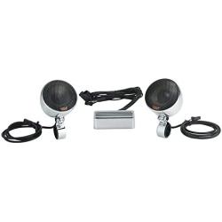 Victory Motorcycle New OEM Chrome Handlebar Speakers Kit, Vegas, 2879625-156