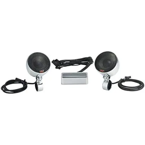 Victory Motorcycle New OEM Chrome Handlebar Speakers Kit, Vegas, 2879625-156