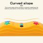 MOCUTEEN Kids Balance Beam Toddler Stepping Stones Max Load 220LBS Non-Slip Textured Surface & Rubber Pads Bottom Promote Agility Coordination Five Star Pattern