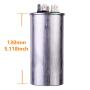 HUAREW 80+7.5 uF ±6% 80/7.5 MFD 370/440 VAC CBB65 Dual Run Start Round Capacitor for Condenser Straight Cool or Heat Pump Air Conditioner or AC Motor and Fan Starting