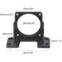 MECCANIXITY Motor Bracket Motor Mounting Holder 55x110x79mm Black for 70KTYZ Motor with Screws
