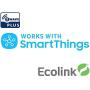 Home Automation Lighting, ZWAVE Plus Smart Switch by Ecolink, Lighting Switch Control, White Single Toggle Style Light Switch Design (PN - STLS2-ZWAVE5)