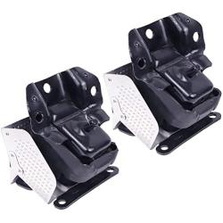 Engine Motor Mount 2pcs with Heat Shield Compatible with Fits 2007 2008 2009 2010 2011 2012 2013 2014 Chevrolet Tahoe Silverado Suburban Avalanche GMC Sierra Yukon Cadillac Escalade A5365HY 15854941