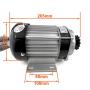 60V 750W Brushless Gear Motor Tricycle Engine with Fan Cooling Chain Drive Motor with Controller