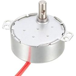uxcell Synchronous Motor AC 12V 5-6RPM 50-60Hz CCW/CW 4W Turntable Gear Box for Microwave Oven