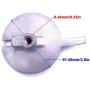 Boat Motor 67F-45371-00 688-45371-00 688-45371-01 T85-00000011 Tab Trim Anode for Yamaha Parsun Makara Outboard Engine 60HP 65HP 70HP 75HP 80HP 85HP 90HP, fits Sierra 18-6091