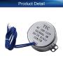 Heyiarbeit Synchronous Gear Motor 50-60Hz AC 110V 20-24RPM Electric Motor CW/CCW TYC-50 4W Horizontal Hole Tapping Shaft for Hand-Made School Project Model 1pcs