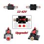 ANJOSHI 150A Fuse Holders Inline Circuit Breaker for Car Audio and Amps Overload Protection Reset Fuse Inverter 12V-42V DC Replace Fuses(150A)