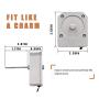 4681JB1029H Evaporator Fan Motor for LG, Compatible Models 4681JB1027H 4681JK1004D 4681JK1003A 4681JK1004A Suitable Brands Kenmore Elite, LG-5 Year Warranty
