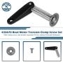 usvehj 433675 Boat Motor Transom Clamp Screw Set with clamp Screw and Handle Assembly fits for Johnson Evinrude Outboard