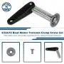 usvehj 433675 Boat Motor Transom Clamp Screw Set with clamp Screw and Handle Assembly fits for Johnson Evinrude Outboard