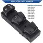 Obaee Door Master Window Switch Power Control Button Compatible with 2013-2018 Nissan Pathfinder/Altima/Frontier/Leaf/Juke, 2013-2019 Sentra, 2014-2019 Rogue, Replaces OEM 25401-3TA5A 25401-3SH1A
