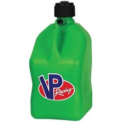 VP Racing Fuels 5 Gallon Square Motorsport Utility Container Green with Deluxe Filler Hoses (2 Pack)