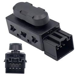 MOCW 6-Way Power Seat Adjustment Switch Left Driver Side Compatible with Ford Lincoln Mercury Power Seat Switch Replace OE # PSW5,5F9T14B709AA,SW7258