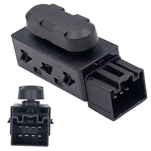 MOCW 6-Way Power Seat Adjustment Switch Left Driver Side Compatible with Ford Lincoln Mercury Power Seat Switch Replace OE # PSW5,5F9T14B709AA,SW7258