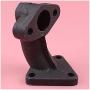 Good Abrasion Resistance Exhaust Muffler Pipe Manifold for Honda GX390 GX340 13HP 11HP GX 390 340 Lawn Mower 4 Stroke Engine Motor Part Perfect fit