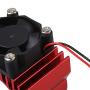 Mxfans Red Aluminum Alloy Motor Heatsink with Fan N10095 for RC 1:10 Car 540 550 Motor Heat Sink