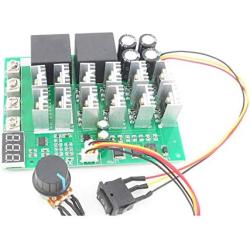 Stayhome 1pcs DC 10-55V 12V 24V 36V 48V 55V 100A Motor Speed Controller PWM HHO RC Reverse Control Switch with LED Display