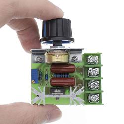 AC 220V 2000W SCR Voltage Regulator Dimming Dimmers Motor Speed Controller Thermostat Electronic Voltage Regulator Module