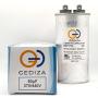 GEDIZA 60 uF 60 MFD ±5% 370/440V Dual Run Round Capacitor for HEVAC, A/C for Condenser Straight Cool or AC Motor and Fan Starting or Heat Pump A/C, Pool Pumps. Model CBB65. Guaranteed to Last 5 Years