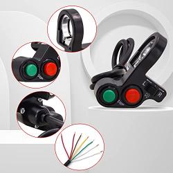 YnGia Motorcycle Handlebar Horn Switch 7/8