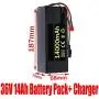 Wnicek E-Bike Lithium-ion Battery 36V 14Ah Electric Bike Battery Pack Fit for 250W 300W 500W 750W Motor Suitable for Electric Bicycles Scooters Tricycles Power Tools with 42V Charger