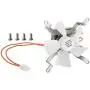 GRISUN Fire Burn Pot, Hot Rod Ignitor, Auger Motor and Grill Induction Fan Kit Replacement Parts Wood Pellet Grill Drip Grease Bucket