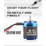 Hobbyhh D2830 (2212) brushless Motor 1200kv Power 260W with 3.5mm Plug for DIY RC Glider Aircraft Plane and UAV