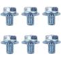 6Pcs/lot Recoil Starter Screw Mounting Flange Bolt for Honda GX160 GX200 5.5HP 6.5HP 168F GX 160 200 Engine Motor Trimme